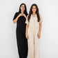 Black Linen Jumpsuit