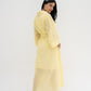 Linen Shirt Dress In Butter Yellow