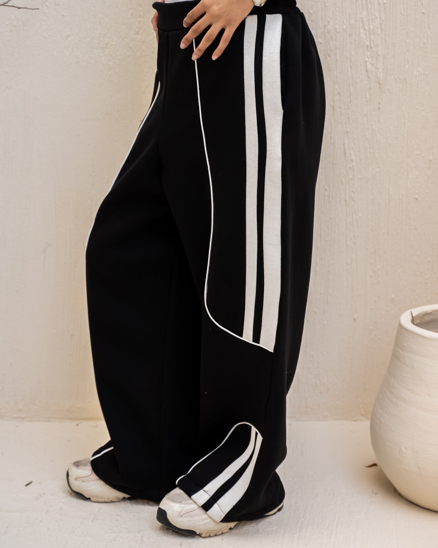 Urban Stripe Set In Black