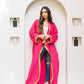 Women's Cotton Cardigan - Pink, Stylish & Comfortable, Made in Egypt - One Size Fit