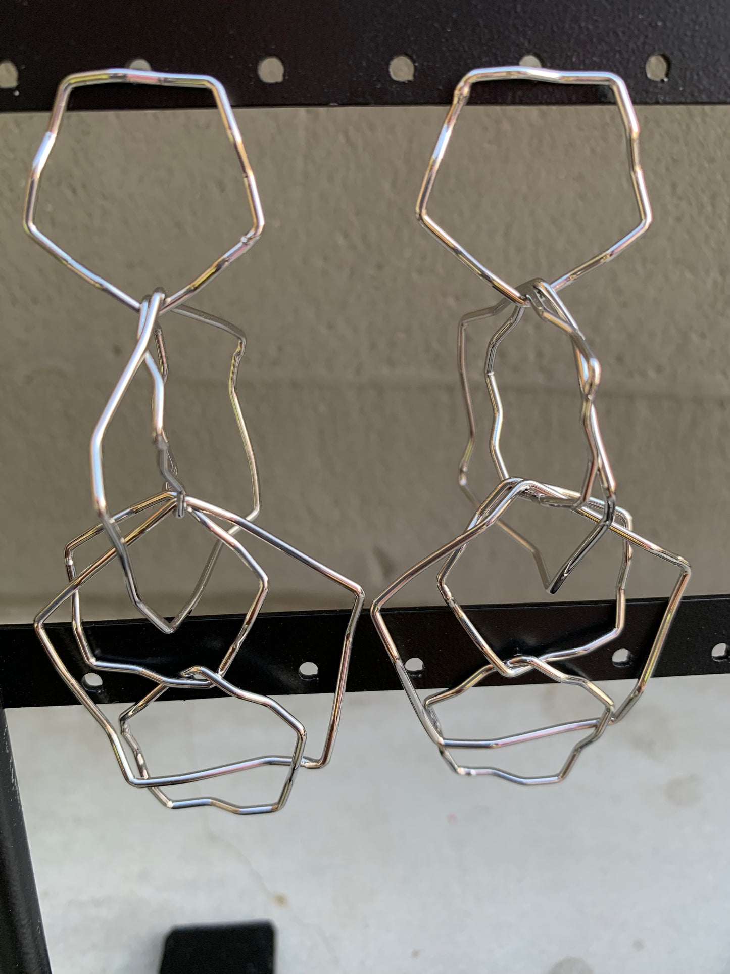 GEO-SLIVER EARRINGS