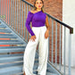 Women's Pure Linen Every-Day Pants in Beige - Comfortable, Stylish Bottoms Made in Egypt