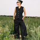 Black and white striped vest set for women by Aya Osama Couture, made from high-quality TR fabric, perfect for formal and casual wear.
