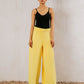 Women's Flowy Pants - Yellow | Lightweight CY Fabric | Stylish & Comfortable Bottoms | Made in Egypt