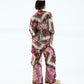 3-in-1 Draped Wrap Top (Free Size) and Wide-Leg Pants Set for Women - Elegant Modest Fashion Outfit and Comfortable satin