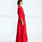 Women's Maxi Dress - Poplin Fabric, Free Size - Elegant and Comfortable for Casual Occasions