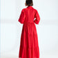 Women's Maxi Dress - Poplin Fabric, Free Size - Elegant and Comfortable for Casual Occasions
