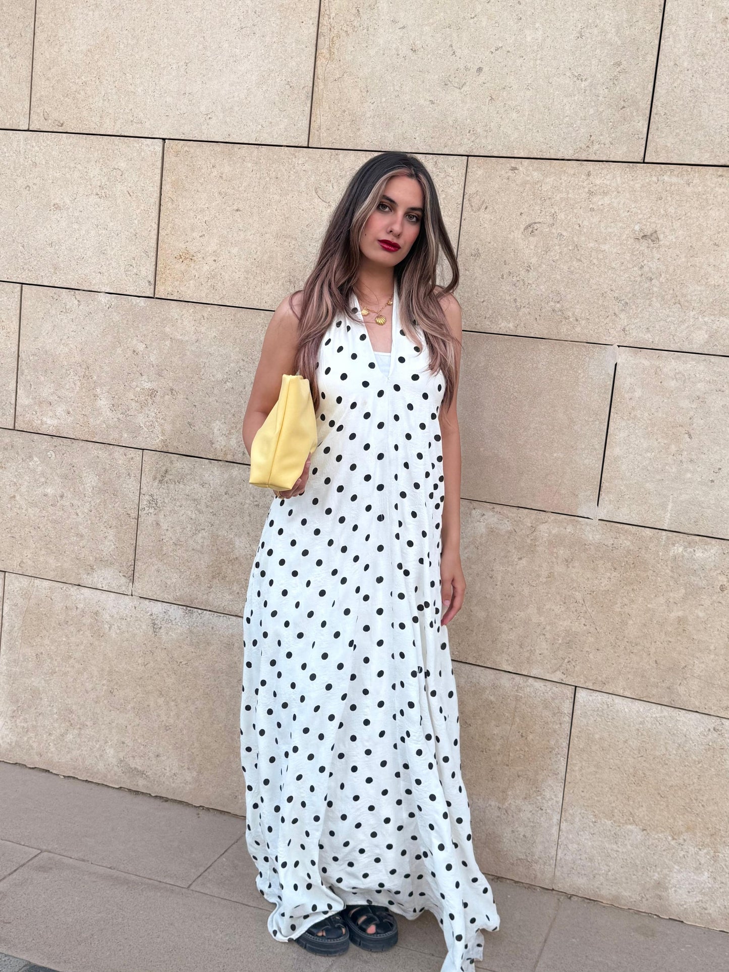 polka dot dress