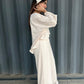 ivory wave set in off-white