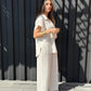 half-sleeves set in beige
