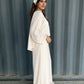 ivory wave set in off-white