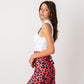 Women's Pure Satin Wrapped Skirt in Pink - Elegant High-Waist Midi Skirt for Special Occasions - Made in Egypt - One Size Fit