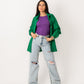 Women's Pure Linen Shirt - Green | Basic, Lightweight, Breathable Top | Made in Egypt