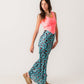 Women's V-Cut Top - Neon Pink Cotton Lycra, Stylish & Trendy, Made in Egypt