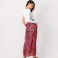 Women's Pure Satin Wrapped Skirt in Pink - Elegant High-Waist Midi Skirt for Special Occasions - Made in Egypt - One Size Fit